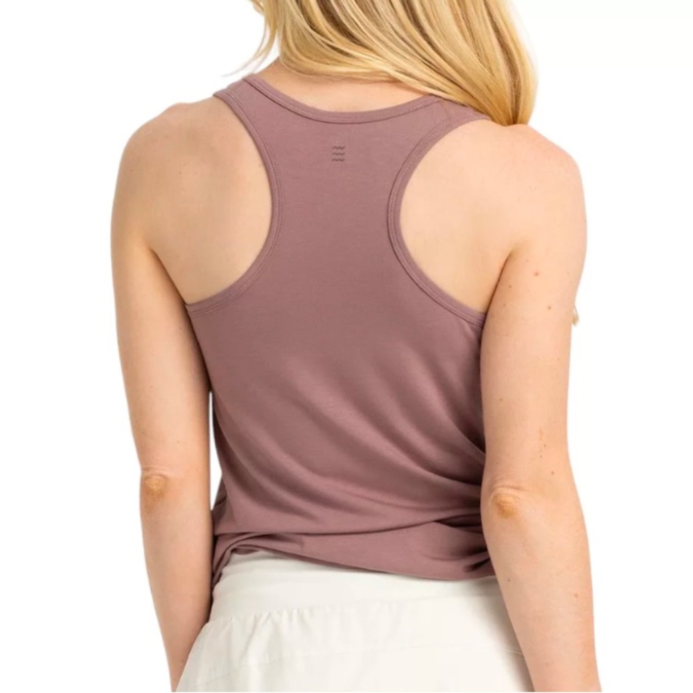 Free Fly Apparel Pink Racerback Sleeveless Tank Top